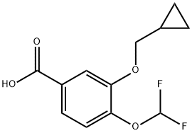 3-(环丙甲氧基)-4-(二氟甲氧基)苯甲酸