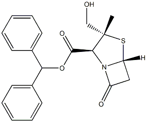BENZHYDRYL (2S,3R,5R)-3-HYDROXYMETHYL-3-METHYL-7-OXO-4-THIA-1-AZA-BICYCLO[3.2.0]HEPTANE-2-CARBOXYLATE
