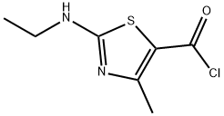 5-Thiazolecarbonyl chloride, 2-(ethylamino)-4-methyl- (9CI)