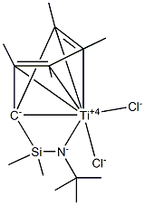 二氯[Η(5):Η(1)-N-二甲基(四甲基环戊二烯基)硅基(叔丁基)酰胺]钛