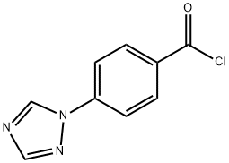 Benzoyl chloride, 4-(1H-1,2,4-triazol-1-yl)- (9CI)