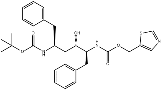 (2S,3S,5S)-5-(叔丁氧羰基氨基)-2-(N-5-噻唑基甲氧羰基)氨基-1,6-二苯基-3-羟基己烷