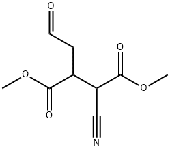 Butanedioic acid, 2-cyano-3-(2-oxoethyl)-, dimethyl ester (9CI)