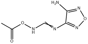 1,2,5-Oxadiazole-3-carboximidamide,N-(acetyloxy)-4-amino-