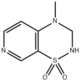 2H-Pyrido[4,3-e]-1,2,4-thiadiazine,3,4-dihydro-4-methyl-,1,1-dioxide(9CI)
