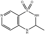 2H-Pyrido[4,3-e]-1,2,4-thiadiazine,3,4-dihydro-3-methyl-,1,1-dioxide(9CI)