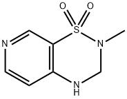 2H-Pyrido[4,3-e]-1,2,4-thiadiazine,3,4-dihydro-2-methyl-,1,1-dioxide(9CI)