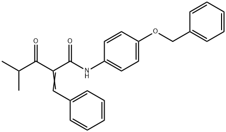 N-4-Benzyloxyphenyl α-Benzilidene Isobutyrylacetamide
