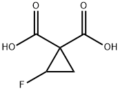 1,1-Cyclopropanedicarboxylicacid,2-fluoro-(9CI)