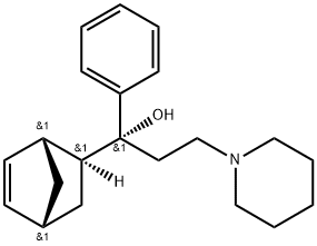 1-Piperidinepropanol, α-bicyclo[2.2.1]hept-5-en-2-yl-α-phenyl-, [1α,2α(R*),4α]-