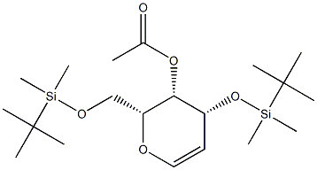 4-O-乙酰基-3,6-二-O-(叔丁基二甲基甲硅烷基)-D-半乳醛