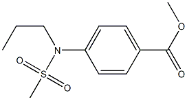 Benzoic acid, 4-[(methylsulfonyl)propylamino]-, methyl ester