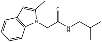 1-(i-butylaminocarbonylmethyl)-2-methyl-indole