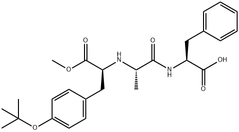 L-Phenylalanine, N-[N-[1-[[4-(1,1-dimethylethoxy)phenyl]methyl]-2-methoxy-2-oxoethyl]-L-alanyl]-, (S)- (9CI)