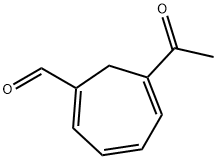1,3,5-Cycloheptatriene-1-carboxaldehyde, 6-acetyl- (9CI)