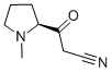 2-Pyrrolidinepropanenitrile,1-methyl--bta--oxo-,(S)-(9CI)
