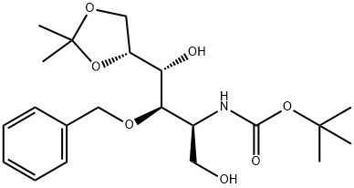 D-Galactitol, 2-deoxy-2-(1,1-dimethylethoxy)carbonylamino-5,6-O-(1-methylethylidene)-3-O-(phenylmethyl)-
