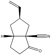 3a(1H)-Pentalenecarbonitrile,2-ethenylhexahydro-4-oxo-,(2-alpha-,3a-alpha-,6a-alpha-)-(9CI)