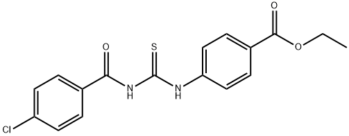 ethyl 4-({[(4-chlorobenzoyl)amino]carbonothioyl}amino)benzoate