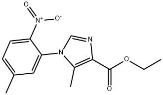 5-甲基-1-(5-甲基-2-硝基苯基)-1H-咪唑-4-羧酸乙酯