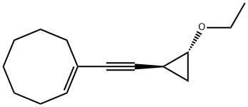 Cyclooctene, 1-[(2-ethoxycyclopropyl)ethynyl]-, trans- (9CI)