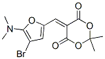 1,3-Dioxane-4,6-dione,  5-[[4-bromo-5-(dimethylamino)-2-furanyl]methylene]-2,2-dimethyl-