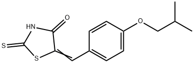 (5E)-5-(4-异丁氧基苯亚甲基)-2-硫代-四氢噻唑-4-酮