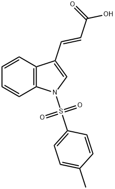 3-(1-(4-METHYLBENZENESULFONYL)INDOL-3-YL)ACRYLIC ACID