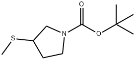 3-(甲硫基)-1-吡咯烷羧酸叔丁酯