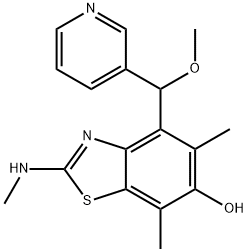 6-Benzothiazolol,  4-(methoxy-3-pyridinylmethyl)-5,7-dimethyl-2-(methylamino)-