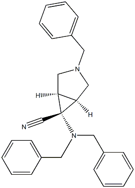 1alpha,5alpha,6beta-3-Benzyl-6-dibenzylamino-3-aza-bicyclo[3.1.0]hexane-6-carbonitrile