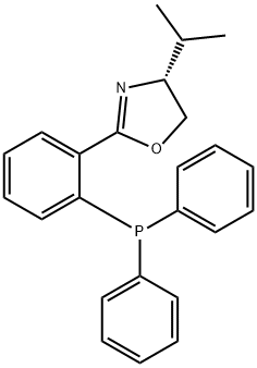 -(+)-2-[2-(二苯基磷)PHENYL]-4-(1-METHYLETHYL)-4,5-DIHYDROOXAZOLE