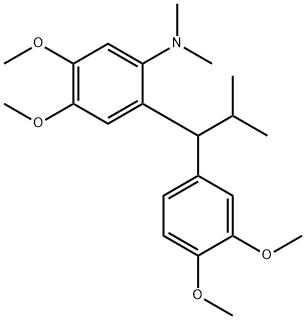 2-Methyl-1-(3,4-dimethoxyphenyl)-1-(2-dimethylamino-4,5-dimethoxypheny l)propane