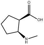 Cyclopentanecarboxylic acid, 2-(methylamino)-, cis- (9CI)