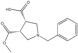 cis-1-Benzyl-4-(Methoxycarbonyl)pyrrolidine-3-carboxylic acid