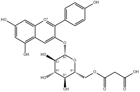 天竺葵素-3-O-[6-O-丙二酰基]-Β-D-葡萄糖苷