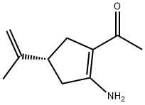 Ethanone, 1-[2-amino-4-(1-methylethenyl)-1-cyclopenten-1-yl]-, (R)- (9CI)