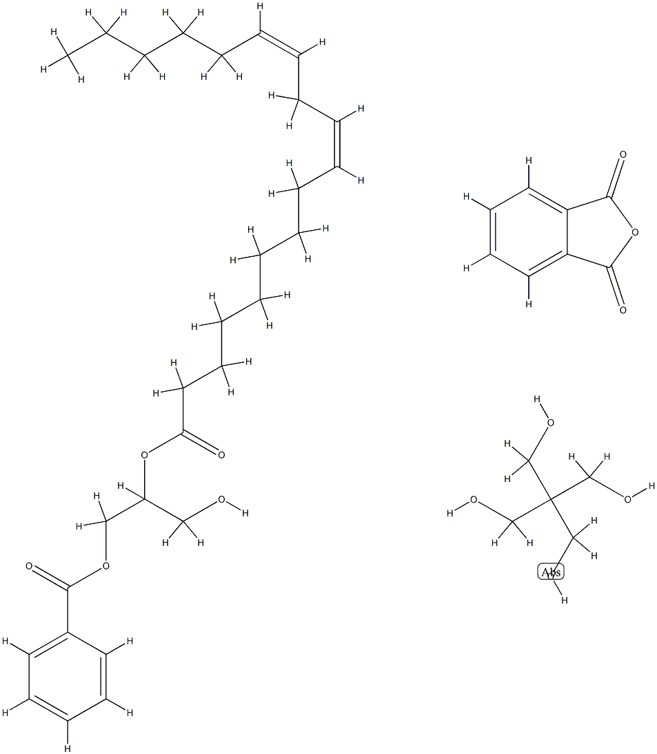 1,3-Isobenzofurandione, polymer with 2,2-bis(hydroxymethyl)-1,3-propanediol and 1,2,3-propanetriol, benzoate (9Z,12Z)-9,12-octadecadienoate