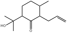 Cyclohexanone,  6-(1-hydroxy-1-methylethyl)-3-methyl-2-(2-propenyl)-  (9CI)