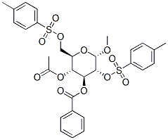 .alpha.-D-Glucopyranoside, methyl, 4-acetate 3-benzoate 2,6-bis(4-methylbenzenesulfonate)