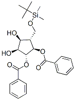 1,2,3,4-Cyclopentanetetrol, 5-(1,1-dimethylethyl)dimethylsilyloxymethyl-, 1,2-dibenzoate, 1R-(1.alpha.,2.beta.,3.alpha.,4.alpha.,5.beta.)-