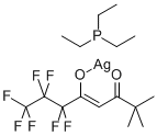 三乙基膦(6,6,7,7,8,8,8 - 七氟-2,2-二甲基-3 ,5-辛二酮)银(I)