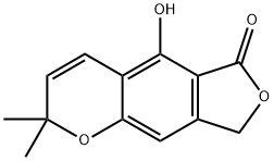 6H-Furo[3,4-g]-1-benzopyran-6-one, 2,8-dihydro-5-hydroxy-2,2-dimethyl-