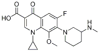 3-Quinolinecarboxylic acid, 1-cyclopropyl-6-fluoro-1,4-dihydro-8-Methoxy-7-[3-(MethylaMino)-1-piperidinyl]-4-oxo-