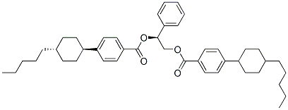 双4-(4’-戊基环己基苯甲酸)-(1S)-1-苯基-1,2-乙二醇酯