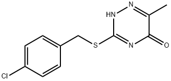 3-((4-chlorobenzyl)thio)-6-methyl-1,2,4-triazin-5(4H)-one