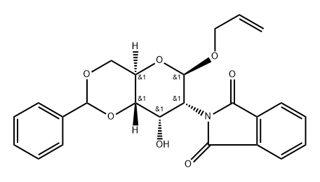 .beta.-D-Allopyranoside, 2-propenyl 2-deoxy-2-(1,3-dihydro-1,3-dioxo-2H-isoindol-2-yl)-4,6-O-(phenylmethylene)-