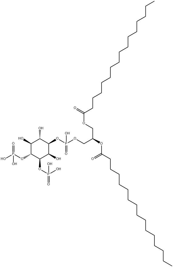 D-myo-Inositol, 1-(2R)-2,3-bis(1-oxohexadecyl)oxypropyl hydrogen phosphate 3,4-bis(dihydrogen phosphate)