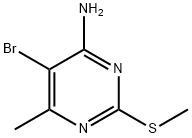 4-PYRIMIDINAMINE, 5-BROMO-6-METHYL-2-(METHYLTHIO)-