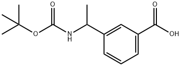 3-(1-((叔丁氧基羰基)氨基)乙基)苯甲酸